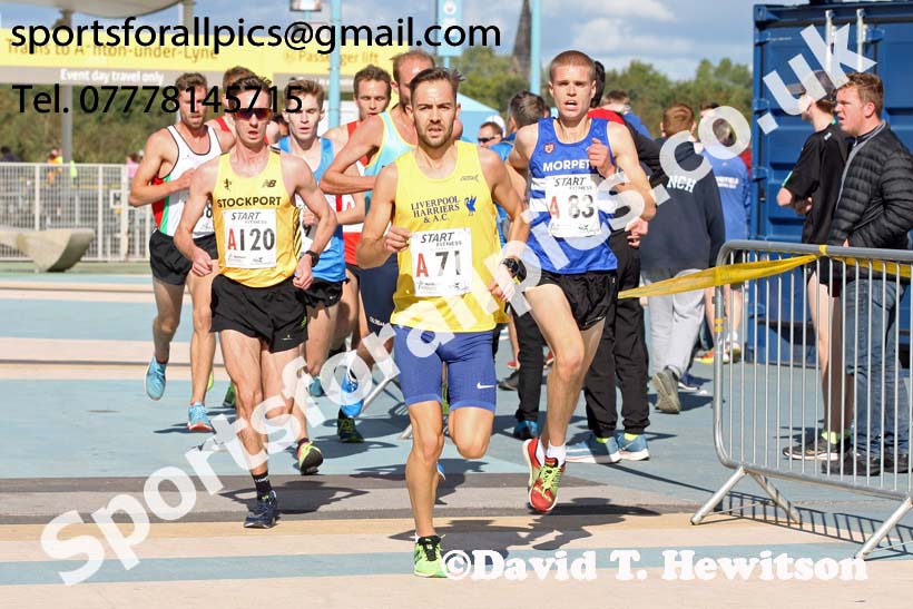 Senior mens Northern 6 Stage Road Relay, SportsCity, Manchester. Photo: David T. Hewitson/Sports for All Pics